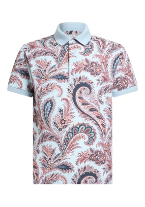 ETRO cotton polo shirt - Blue
