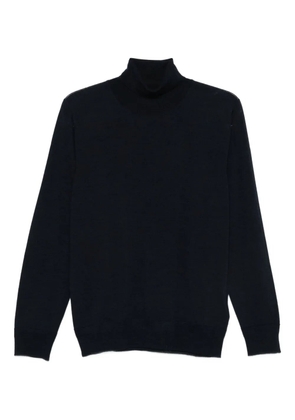 Barena high-neck merino-wool sweater - Blue
