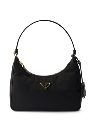 Prada mini Re-Edition 2005 triangle tote bag - Black