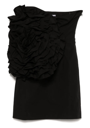 ROTATE BIRGER CHRISTENSEN floral-appliqué mini dress - Black