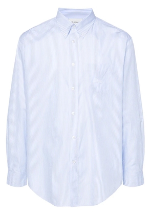 Drôle De Monsieur La Chemise Rayée cotton shirt - Blue