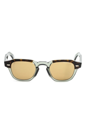 Cutler & Gross colour-block sunglasses - Brown
