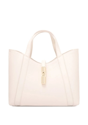 Furla Goccia curved-top clasp tote bag - Neutrals