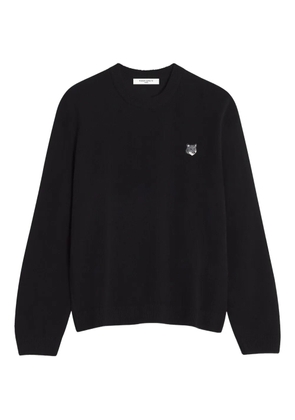 Maison Kitsuné wool sweater - Black