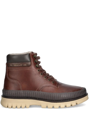 Gant lace-up lug-sole boots - Brown