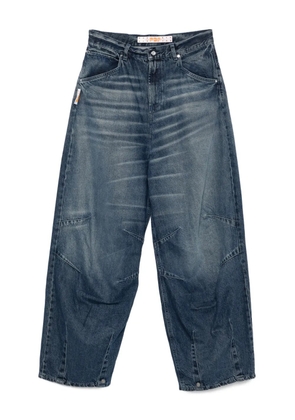 PDF panelled five-pocket jeans - Blue