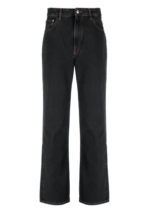 GCDS Choker rhinestone-embellished straight jeans - Black