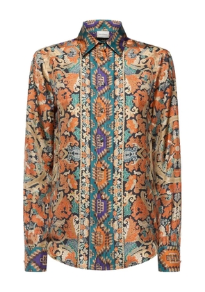 Pierre-Louis Mascia paisley-print long-sleeve shirt - Pink