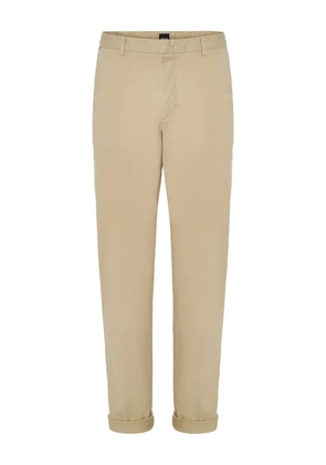 BOSS logo-patch chinos - Neutrals
