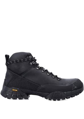 ROA Andreas lace-up leather boots - Black