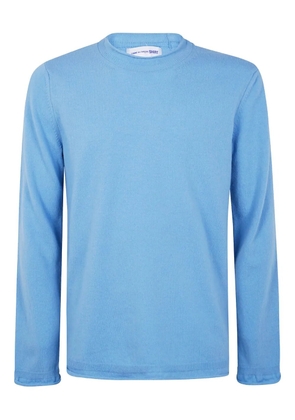 Comme Des Garçons Shirt crew-neck wool sweater - Blue