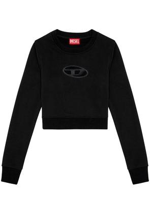 Diesel F-Slimmy-Od cropped sweatshirt - Black