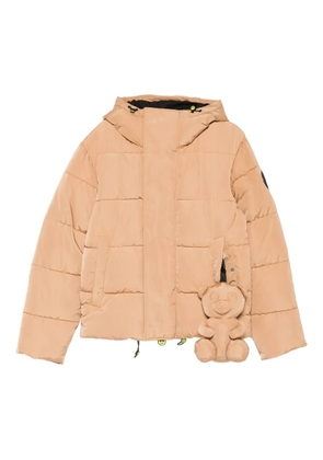 BARROW hooded teddy-charm jacket - Brown