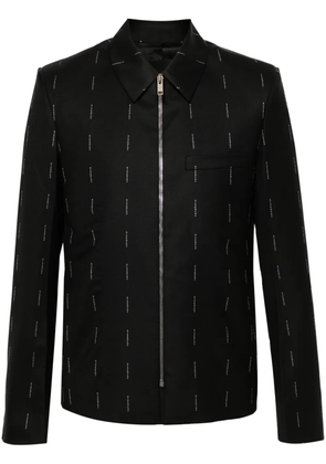 Givenchy logo-jacquard jacket - Black