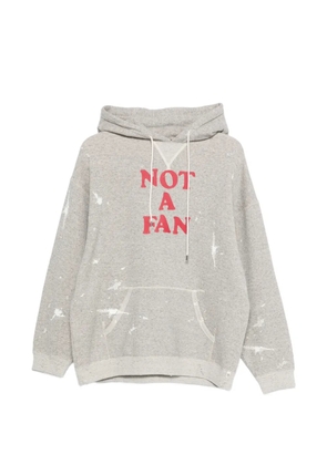 R13 Not A Fan hoodie - Grey