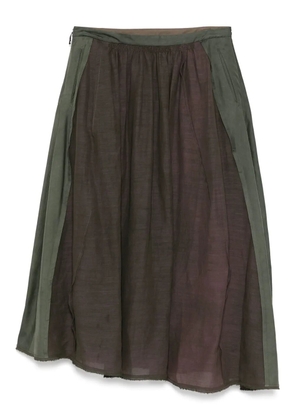 Ziggy Chen patchwork skirt - Grey