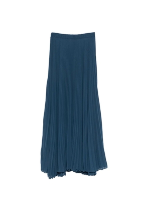 Patrizia Pepe pleated maxi skirt - Blue