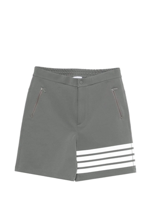 Thom Browne stripe-detail shorts - Grey