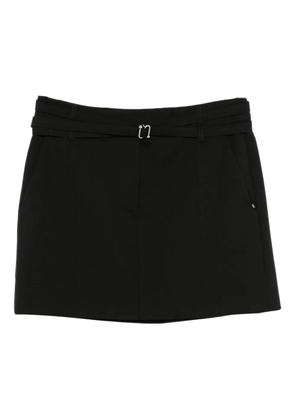 Sportmax belted pocket mini skirt - Black