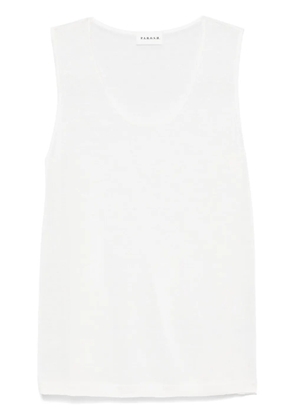 P.A.R.O.S.H. fine-knit tank top - White