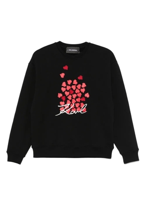 Karl Lagerfeld organic-cotton sweatshirt - Black