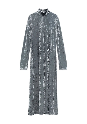 Forte Forte velvet high-neck dress - Grey