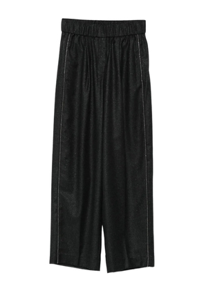 Peserico side-stripe trousers - Grey