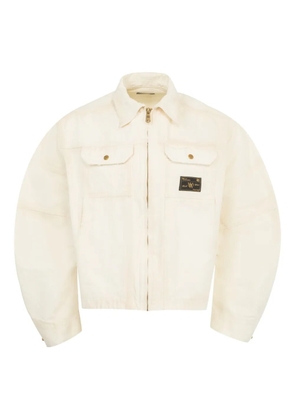 Willy Chavarria Stockton pocket jacket - Neutrals