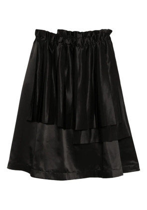 Noir Kei Ninomiya layered skirt - Black