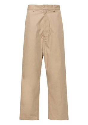 MM6 Maison Margiela mid-rise straight-leg trousers - Neutrals