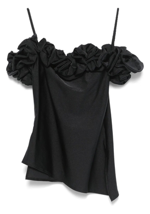 Coperni ruffled top - Black