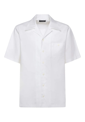 Dolce & Gabbana chest-pocket revere shirt - White