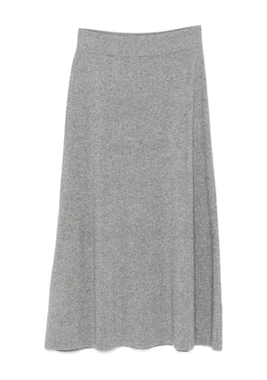 Fabiana Filippi ribbed midi skirt - Grey