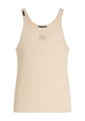 Dolce & Gabbana cotton tank top - Neutrals