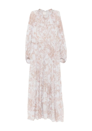 Forte Forte floral-print maxi dress - White