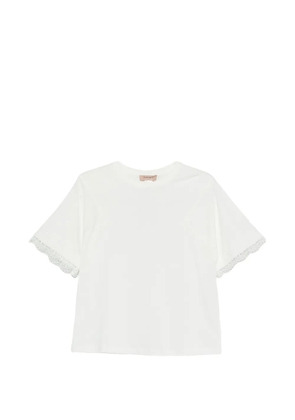 TWINSET lace T-shirt - White