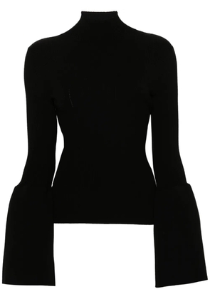 Chloé bell-sleeves ribbed jumper - Black