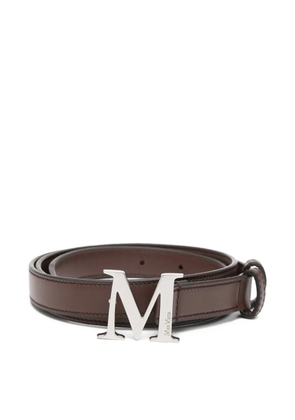Max Mara 'M' buckle belt - Brown