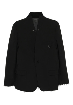 TEAM WANG design oversized blazer - Black