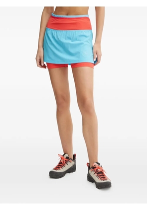 La Sportiva zip-detail mini skirt - Blue