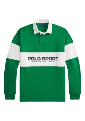 Polo Ralph Lauren sport-rugby long-sleeves polo shirt - Green