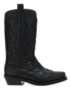 GANNI 'Western' texas boots - Black