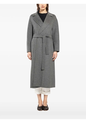 'S Max Mara belted wool wrap coat - Grey