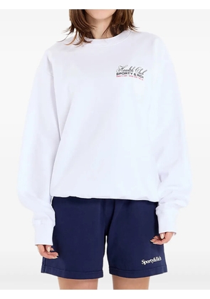Sporty & Rich crew neck sweater - White