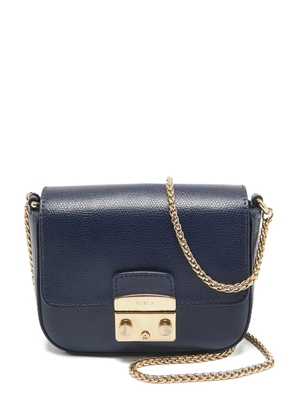 Furla mini Metropolis leather cross body bag - Blue