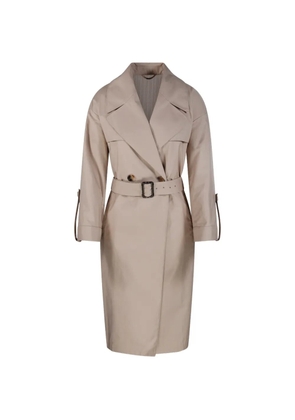 Max Mara belted double-breasted coat - Neutrals