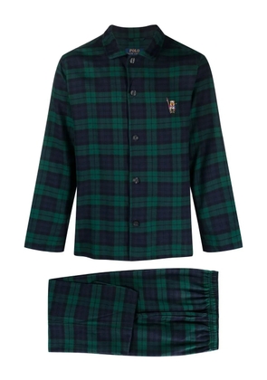 Polo Ralph Lauren check-pattern pajama set - Blue