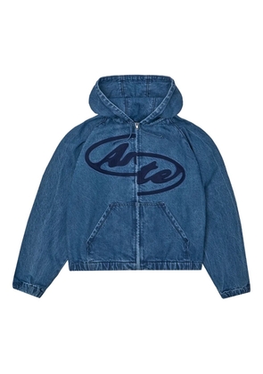 Arte Antwerp hooded logo jacket - Blue