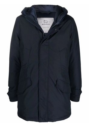 Woolrich padded zip-up hooded coat - Blue
