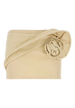 Magda Butrym floral mini skirt - Neutrals